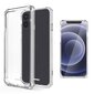 Moozy triecienizturīgs silikona telefona apvalks saderīgs ar iPhone 12 mini – caurspīdīgs vāciņš ar papildus stūru aizsardzību цена и информация | Telefonu vāciņi, maciņi | 220.lv