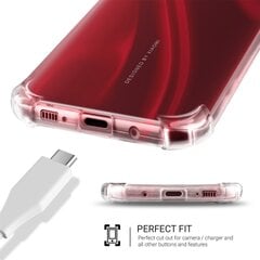 Moozy triecienizturīgs silikona telefona apvalks saderīgs ar Xiaomi Redmi 8 – caurspīdīgs vāciņš ar papildus stūru aizsardzību цена и информация | Чехлы для телефонов | 220.lv