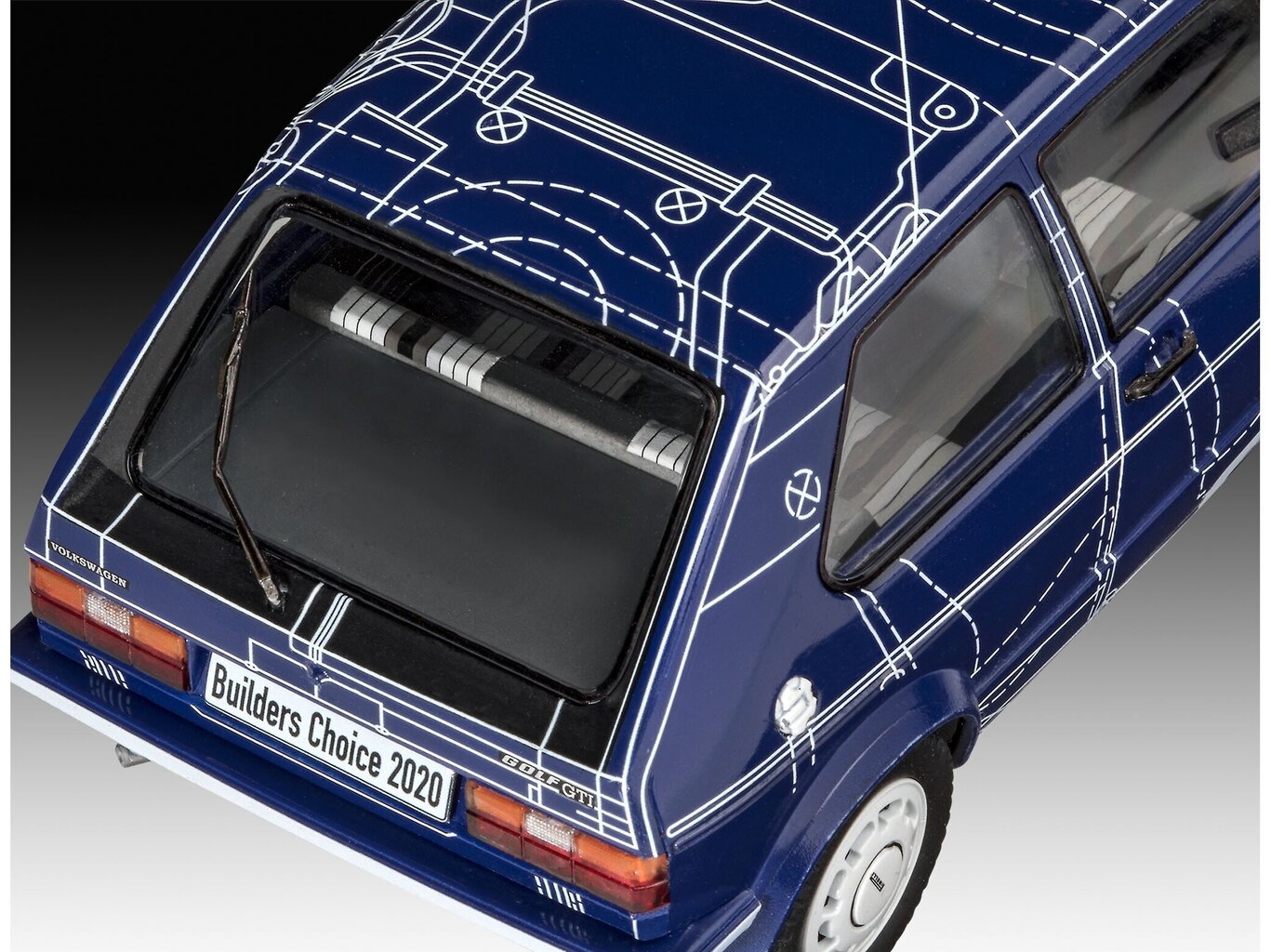 Revell - VW Golf GTI "Builders Choice" Model Set, 1/24, 67673 cena un informācija | Konstruktori | 220.lv