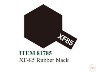 Краска Tamiya - XF-85 Rubber black, 10 мл цена и информация | Принадлежности для рисования, лепки | 220.lv