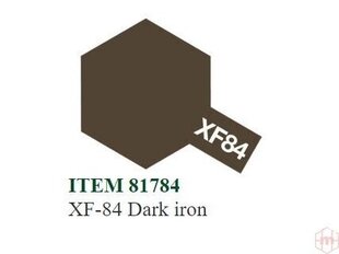 Краска Tamiya - XF-84 Dark iron, 10 мл цена и информация | Принадлежности для рисования, лепки | 220.lv
