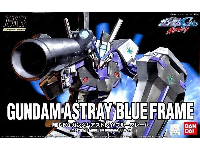 Bandai - HG Gundam Seed MBF-P03 Gundam Astray Blue Frame, 1/144, 60358 cena un informācija | Konstruktori | 220.lv