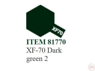 Tamiya - XF-70 Dark green 2, 10ml cena un informācija | Modelēšanas un zīmēšanas piederumi | 220.lv