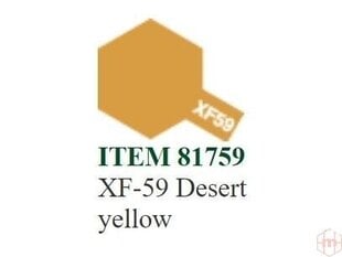 Tamiya - XF-59 Desert yellow, 10ml cena un informācija | Modelēšanas un zīmēšanas piederumi | 220.lv