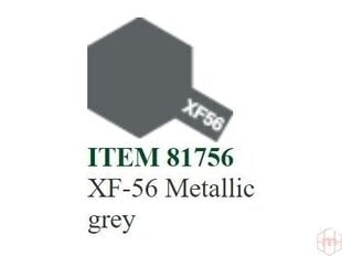 Tamiya - XF-56 Metallic grey, 10ml цена и информация | Принадлежности для рисования, лепки | 220.lv