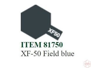 Краска Tamiya - XF-50 Field blue, 10 мл цена и информация | Принадлежности для рисования, лепки | 220.lv