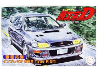 Пластиковая сборная модель Fujimi - Initial D Impreza WRX TypeR Sti Takumi Fujiwara, 1/24, 18366 цена и информация | Kонструкторы | 220.lv