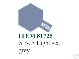 Краска Tamiya - XF-25 Light sea grey, 10 мл цена и информация | Принадлежности для рисования, лепки | 220.lv