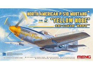 Пластиковая сборная модель Meng Model - North American P-51D Mustang `Yellow Nose`, 1/48, LS-009 цена и информация | Конструкторы и кубики | 220.lv