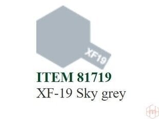 Краска Tamiya - XF-19 Sky grey, 10 мл цена и информация | Принадлежности для рисования, лепки | 220.lv