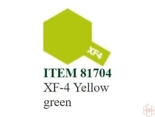 Tamiya - XF-4 Yellow green, 10ml cena un informācija | Modelēšanas un zīmēšanas piederumi | 220.lv