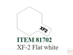 Tamiya - XF-2 Flat white, 10ml цена и информация | Принадлежности для рисования, лепки | 220.lv