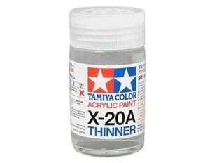 Tamiya - X-20A Acrylic thinner, 46ml cena un informācija | Modelēšanas un zīmēšanas piederumi | 220.lv