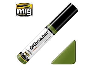 AMMO MIG - Oilbrusher - OLIVE GREEN цена и информация | Принадлежности для рисования, лепки | 220.lv