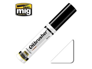 AMMO MIG - Oilbrusher - WHITE цена и информация | Принадлежности для рисования, лепки | 220.lv