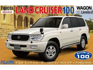 Пластиковая сборная модель Fujimi - Toyota Land Cruiser 100 Wagon VX Limited, 1/24, 03800 цена и информация | Kонструкторы | 220.lv