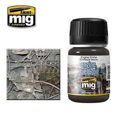 AMMO MIG - ENGINE GRIME, 35ml, 1407 cena un informācija | Modelēšanas un zīmēšanas piederumi | 220.lv