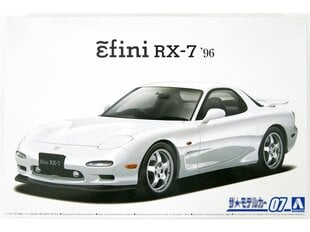 Aoshima - Mazda FD3S ɛ̃fini RX-7 '96, 1/24, 06127 cena un informācija | Konstruktori | 220.lv