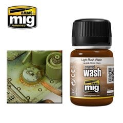 AMMO MIG - LIGHT RUST WASH, 35ml, 1004 cena un informācija | Modelēšanas un zīmēšanas piederumi | 220.lv