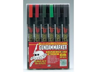 Mr.Hobby - Gundam Marker Zeon Set marķieru komplekts, GMS-108 cena un informācija | Modelēšanas un zīmēšanas piederumi | 220.lv