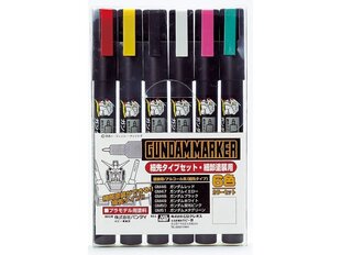 Mr.Hobby - Gundam Marker Fine Edge Set marķieru komplekts, GMS-110 cena un informācija | Modelēšanas un zīmēšanas piederumi | 220.lv