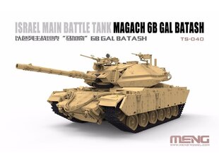 Meng Model - Israel Main Battle Tank Magach 6B Gal Batash, 1/35, TS-040 cena un informācija | Konstruktori | 220.lv