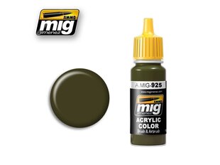 AMMO MIG - OLIVE DRAB DARK BASE, 17ml. 0925 cena un informācija | Modelēšanas un zīmēšanas piederumi | 220.lv