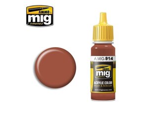 AMMO MIG - RED BROWN LIGHT, 17ml. 0914 cena un informācija | Modelēšanas un zīmēšanas piederumi | 220.lv