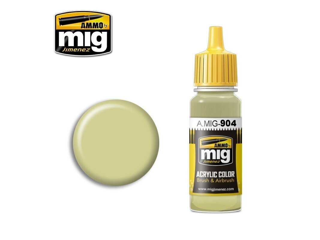 AMMO MIG - DUNKELGELB HIGH LIGHT, 17ml. 0904 cena un informācija | Modelēšanas un zīmēšanas piederumi | 220.lv