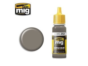 Акриловая краска на водной основе AMMO MIG - Grey Brown AMT-1, 17 мл, 0252 цена и информация | Принадлежности для рисования, лепки | 220.lv