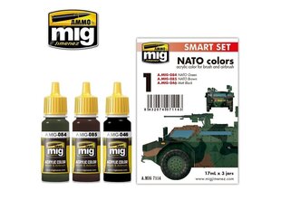 AMMO MIG - NATO COLOR SET. AMIG7114 cena un informācija | Modelēšanas un zīmēšanas piederumi | 220.lv