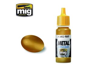 AMMO MIG - BRASS, 17ml. 0197 cena un informācija | Modelēšanas un zīmēšanas piederumi | 220.lv