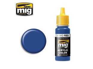 AMMO MIG - MEDIUM BLUE, 17ml. 0103 cena un informācija | Modelēšanas un zīmēšanas piederumi | 220.lv