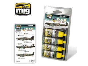 AMMO MIG - RAF WWII EARLY COLORS. AMIG7215 cena un informācija | Modelēšanas un zīmēšanas piederumi | 220.lv