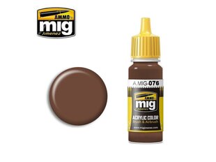 AMMO MIG - BROWN SOIL, 17ml. 0076 цена и информация | Принадлежности для рисования, лепки | 220.lv