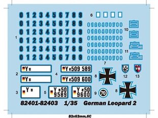 Hobbyboss - German Leopard 2 A4 tank, 1/35, 82401 цена и информация | Конструкторы и кубики | 220.lv