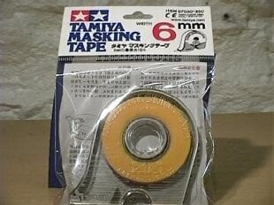 Tamiya - Maskēšanas lente 6mm, 87030 cena un informācija | Modelēšanas un zīmēšanas piederumi | 220.lv