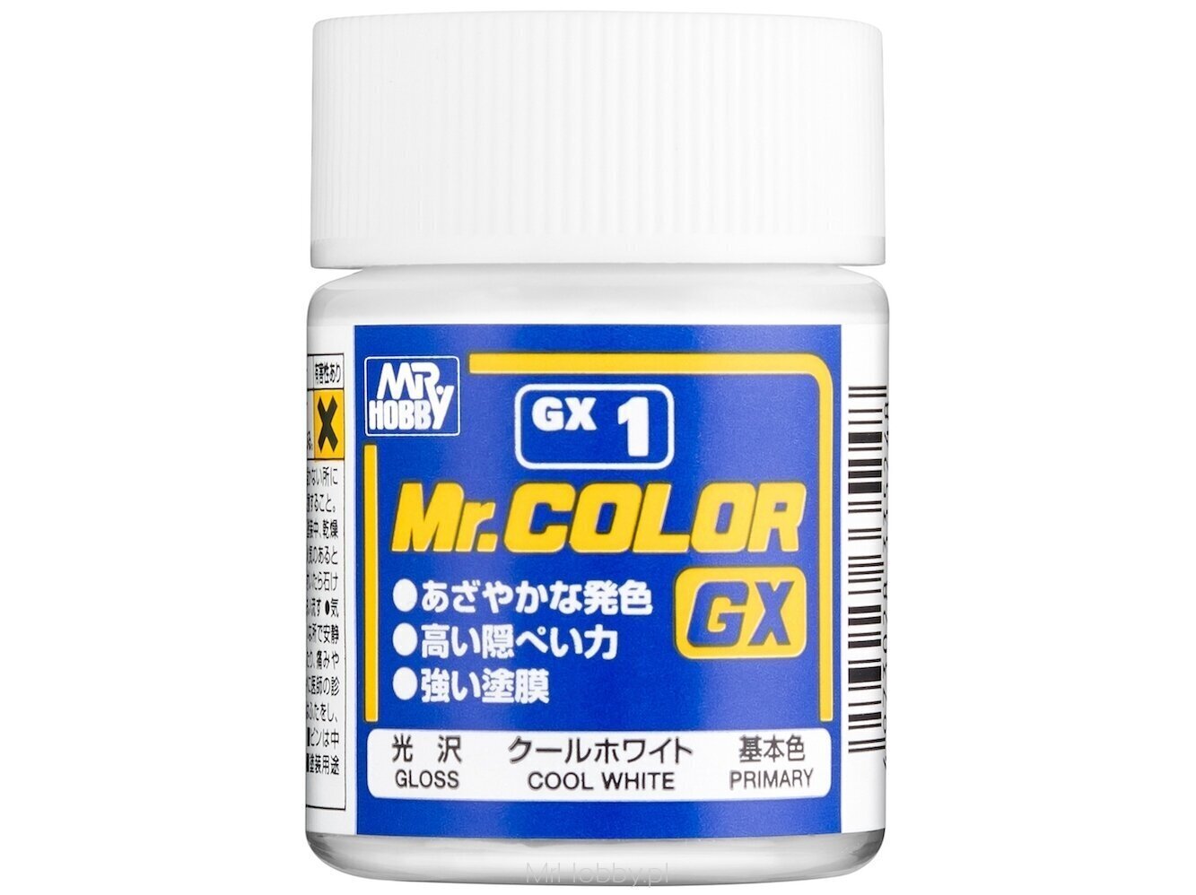 Mr.Hobby - Mr.Color GX cool white, 18 ml, GX-1 cena un informācija | Modelēšanas un zīmēšanas piederumi | 220.lv