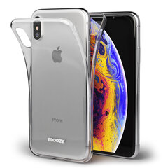 Moozy 360 grādu vāciņš saderīgs ar iPhone X, iPhone XS telefona modeli. Plāns, caurspīdīgs silikona materiāla, abpusējas aizsardzības telefona vāciņš cena un informācija | Telefonu vāciņi, maciņi | 220.lv