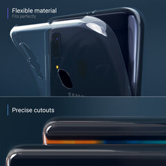 Moozy 360 grādu vāciņš saderīgs ar Samsung A30 telefona modeli. Plāns, caurspīdīgs silikona materiāla, abpusējas aizsardzības telefona vāciņš cena un informācija | Telefonu vāciņi, maciņi | 220.lv