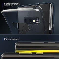 Чехол Moozy 360° для Samsung Note 9, тонкий и прозрачный чехол из силикона TPU, покрывающий весь корпус цена и информация | Чехлы для телефонов | 220.lv