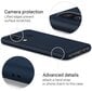 Moozy Lifestyle telefona vāciņš saderīgs ar Samsung A20e – augstvērtīga silikona apvalks ar matētu virsmu un mīkstu mikrošķiedras oderi, Pusnakts zils cena un informācija | Telefonu vāciņi, maciņi | 220.lv