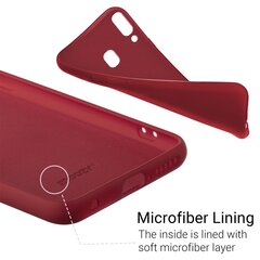 Чехол Moozy Lifestyle для Samsung A40, силиконовый чехол с матовым покрытием и подкладкой из мягкой микрофибры, винтажный розовый цена и информация | Чехлы для телефонов | 220.lv