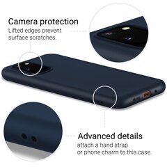 Moozy Lifestyle telefona vāciņš saderīgs ar Samsung S20 – augstvērtīga silikona apvalks ar matētu virsmu un mīkstu mikrošķiedras oderi, Pusnakts zils cena un informācija | Telefonu vāciņi, maciņi | 220.lv
