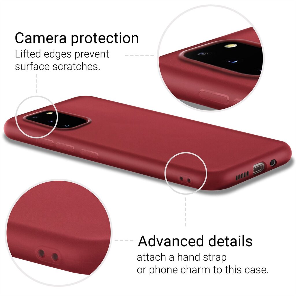 Moozy Lifestyle telefona vāciņš saderīgs ar Samsung S20 – augstvērtīga silikona apvalks ar matētu virsmu un mīkstu mikrošķiedras oderi, Vintage rozā cena un informācija | Telefonu vāciņi, maciņi | 220.lv