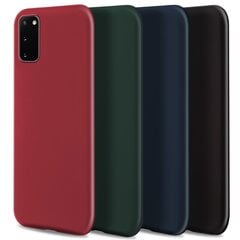 Чехол Moozy Lifestyle для Xiaomi Redmi Note 8 Pro, силиконовый чехол с матовым покрытием и подкладкой из мягкой микрофибры, полуночно-синий цена и информация | Чехлы для телефонов | 220.lv