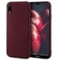 Moozy Minimalist plāns, matēts silikona vāciņš saderīgs ar Huawei Y6 2019 telefona modeli, Vīna sarkans cena un informācija | Telefonu vāciņi, maciņi | 220.lv