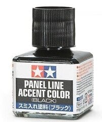 Tamiya - Panel line accent color Black, 40ml, 87131 cena un informācija | Modelēšanas un zīmēšanas piederumi | 220.lv