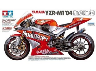 Tamiya - Yamaha YZR-M1 '04 No.7/No.33, 1/12, 14100 cena un informācija | Konstruktori | 220.lv