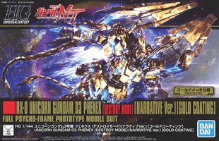 Bandai - HGUC Unicorn Gundam 03 Phenex, 1/144, 55342 цена и информация | Конструкторы и кубики | 220.lv